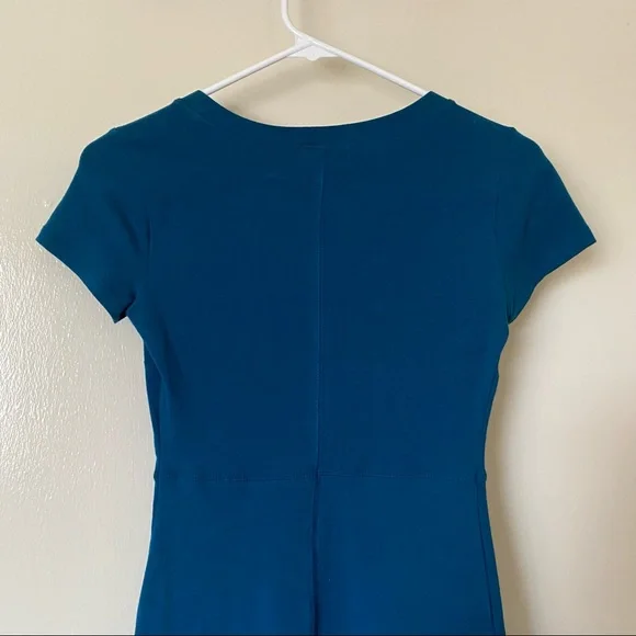 Silence + Noise teal short sleeve bodycon mini dress XS Urban Outfitters new S & - Picture 5 of 5